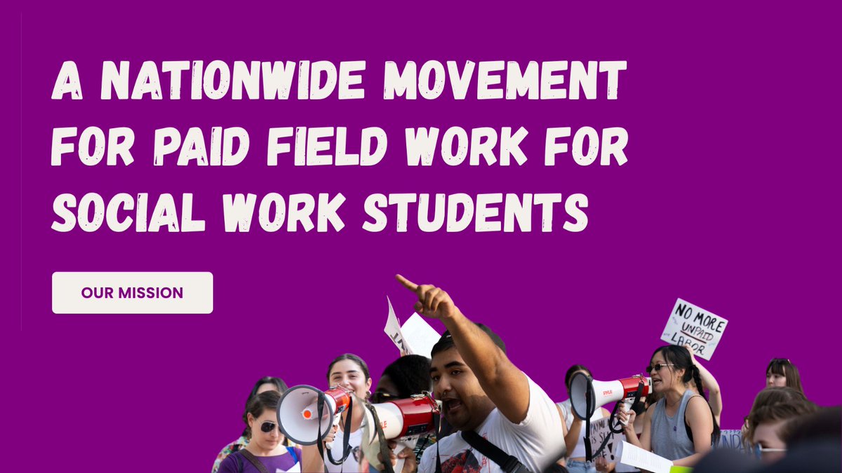 Payment for Placements #P4P has a website! #Payment4Placements is a nationwide movement calling for all social work students to be paid for their field work. Visit payment4placements.org.