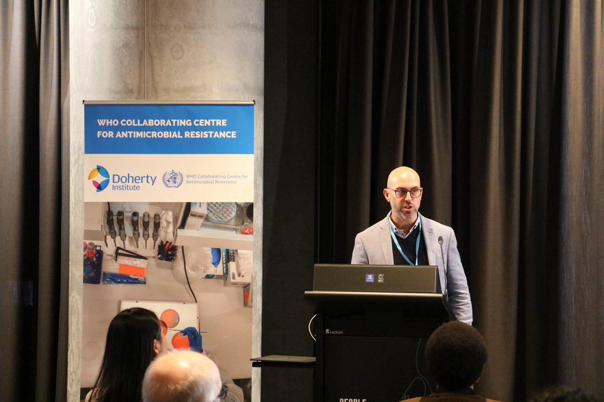 Highlighting the key aspect of #antibioticallergy in LMICs is Prof @TrubianoJason of @id_austin @CAAR_Aus @UniMelbMDHS and it's impact on prescribing antimicrobials #AMR #AMRSymposium2023 #drugallergy