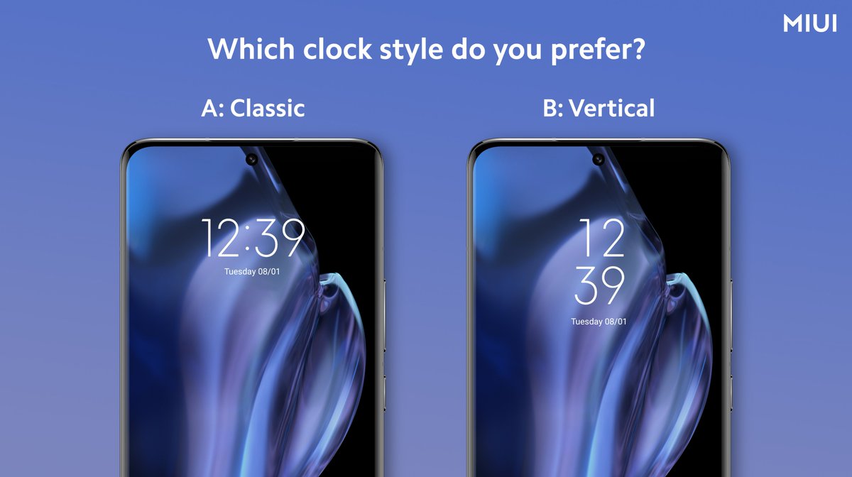 XiaomiHyperOS_'s tweet image. 💡Pick out your favorite clock style. 👀
#miui #Xiaomi  #ClockStyle