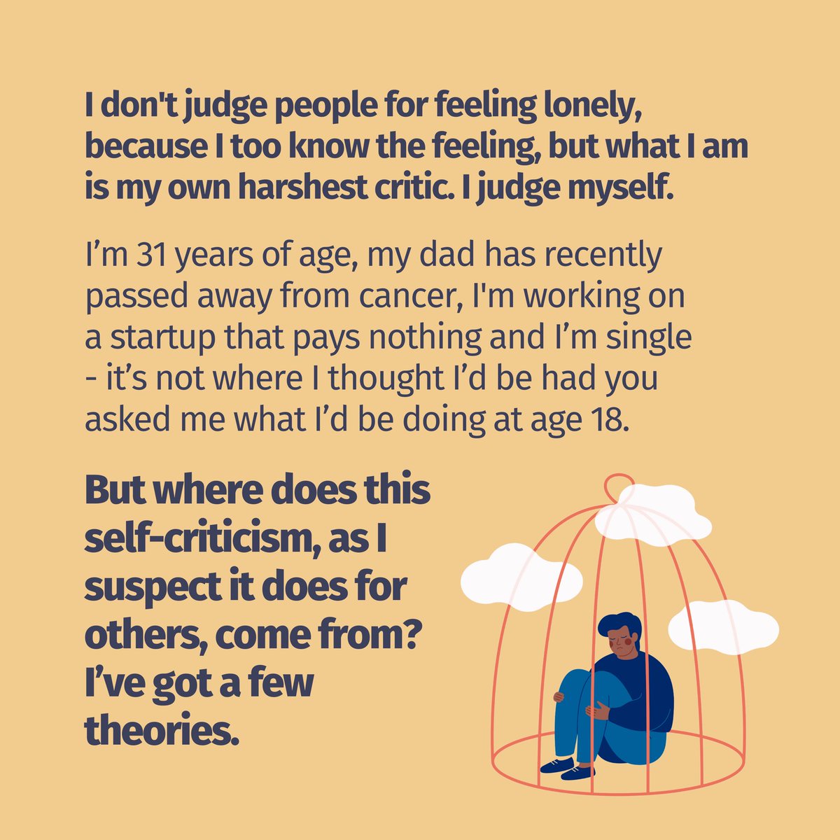 GoKindlyAus's tweet photo. An opinion piece on loneliness by Kindly Cofounder, Mark. 

Loneliness Awareness Week may be over, but the issue is still very real. 

Words continue in comments below. 

@EndLonelinessAU 
#lonelynotalone #loneliness https://t.co/NDTHvFKxc9