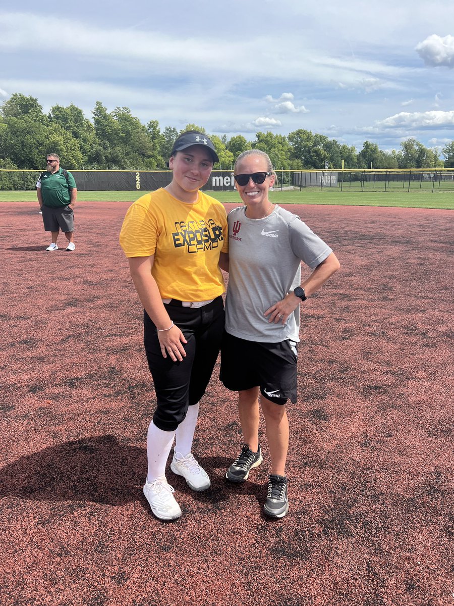 Natalie Mace (@nataliemace07) on Twitter photo It was GREAT getting to meet <a href="/Coach_Buck_2/">Tiffany Buckmaster</a> today! Looking forward to seeing the <a href="/IUS_Softball/">IUS Softball</a> facility this fall!! 🥎 It was GREAT getting to meet <a href="/Coach_Buck_2/">Tiffany Buckmaster</a> today! Looking forward to seeing the <a href="/IUS_Softball/">IUS Softball</a> facility this fall!! 🥎