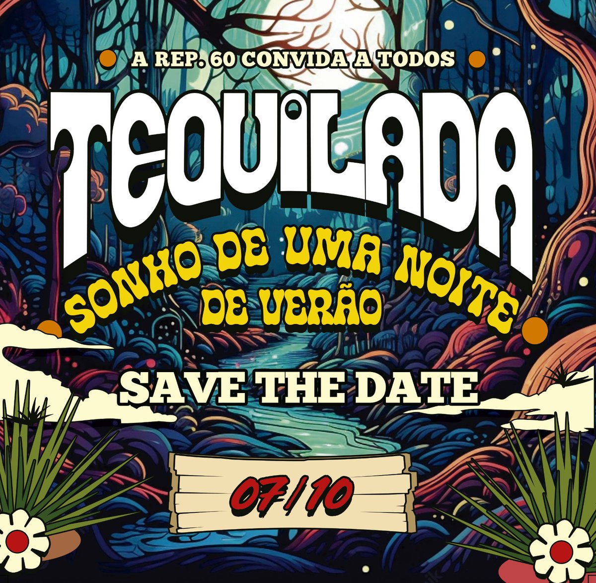 rep_60's tweet image. "Um Sonho de uma Noite de Verão", um ambiente de fantasia, amor e risadas. Inspirada na comédia de William Shakespeare, na floresta encantada, tudo pode acontecer. 🌳🌙 Prepare-se para encontrar fadas, duendes, reis e rainhas, e quem sabe até o seu par perfeito. 💘