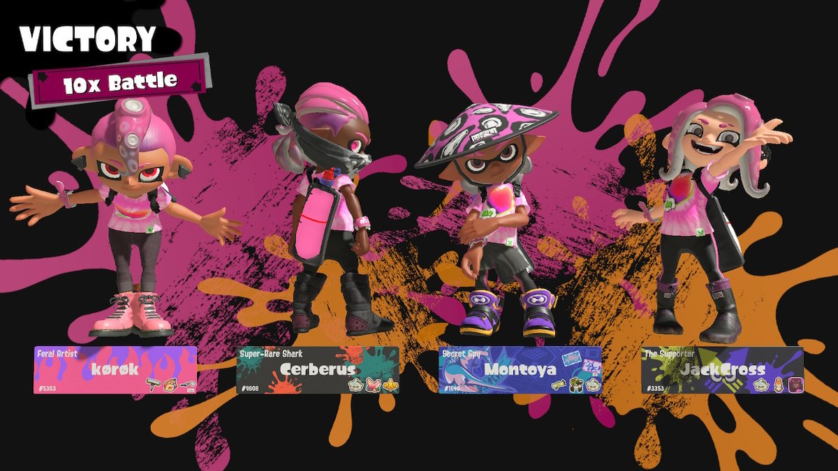 yigakorok's tweet photo. splatfest highlights [i have yet to win one goddamnit] #Splatoon3 #NintendoSwitch https://t.co/gazX3FqtmJ