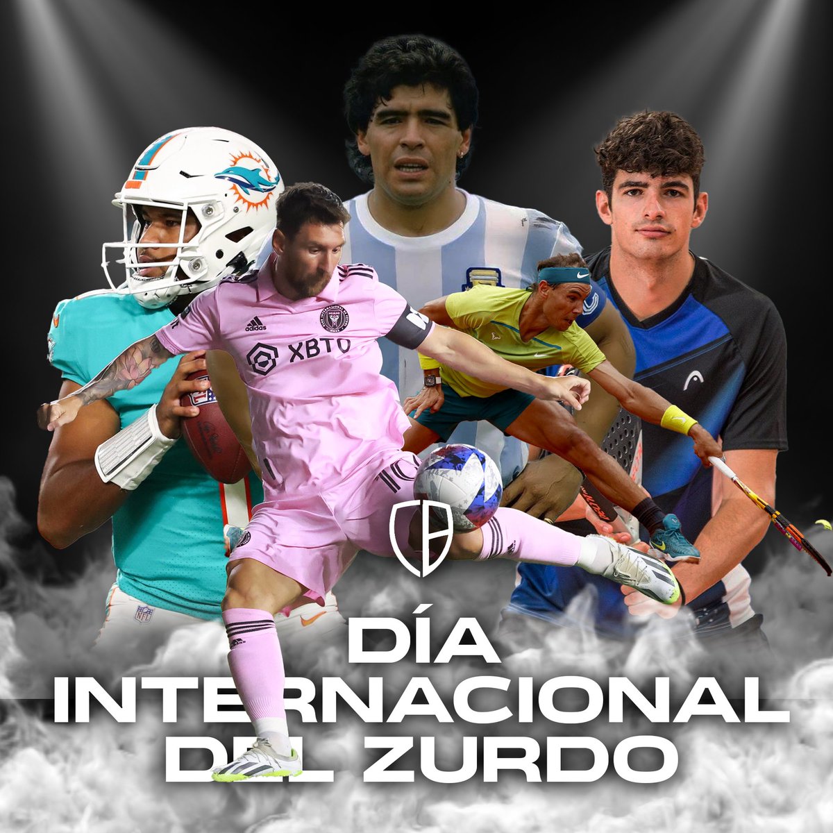 buenrostrochema's tweet photo. La magia nos han entregado estas figuras del deporte...  ¿Qué otros deportistas recuerdas que hacen o hacían magia siendo zurdos? #DíaInternacionalDelZurdo https://t.co/7PvGlDkUr6