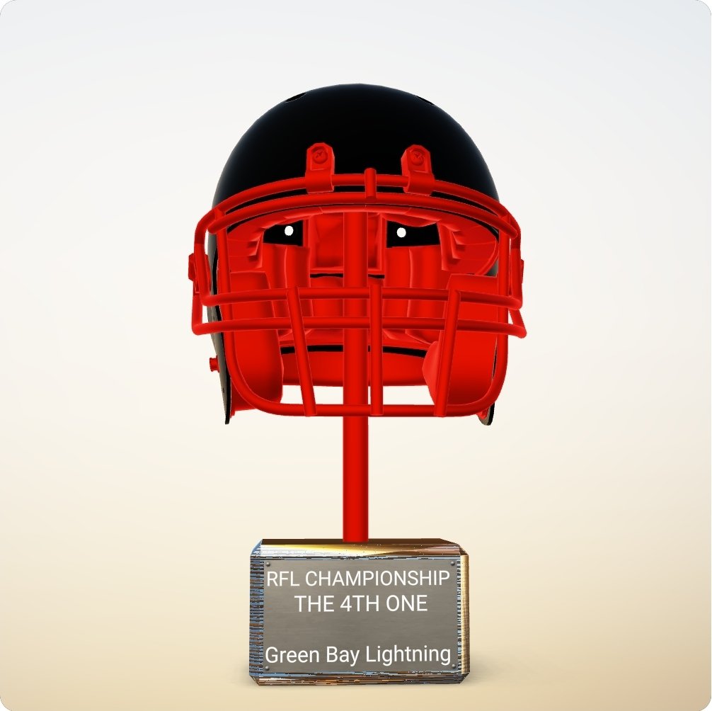 RFLLeague's tweet photo. The Green Bay Lightning have won the fourth RFL championship! 
16-13 https://t.co/8cnUg8y1Oc