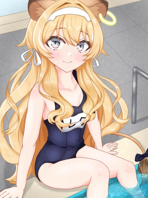 スク水レグちゃん#らいおんはあーと 