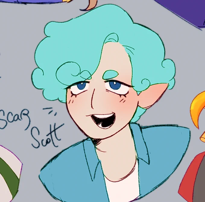 and you know what lets think about him as well  Im really proud of my Scott design