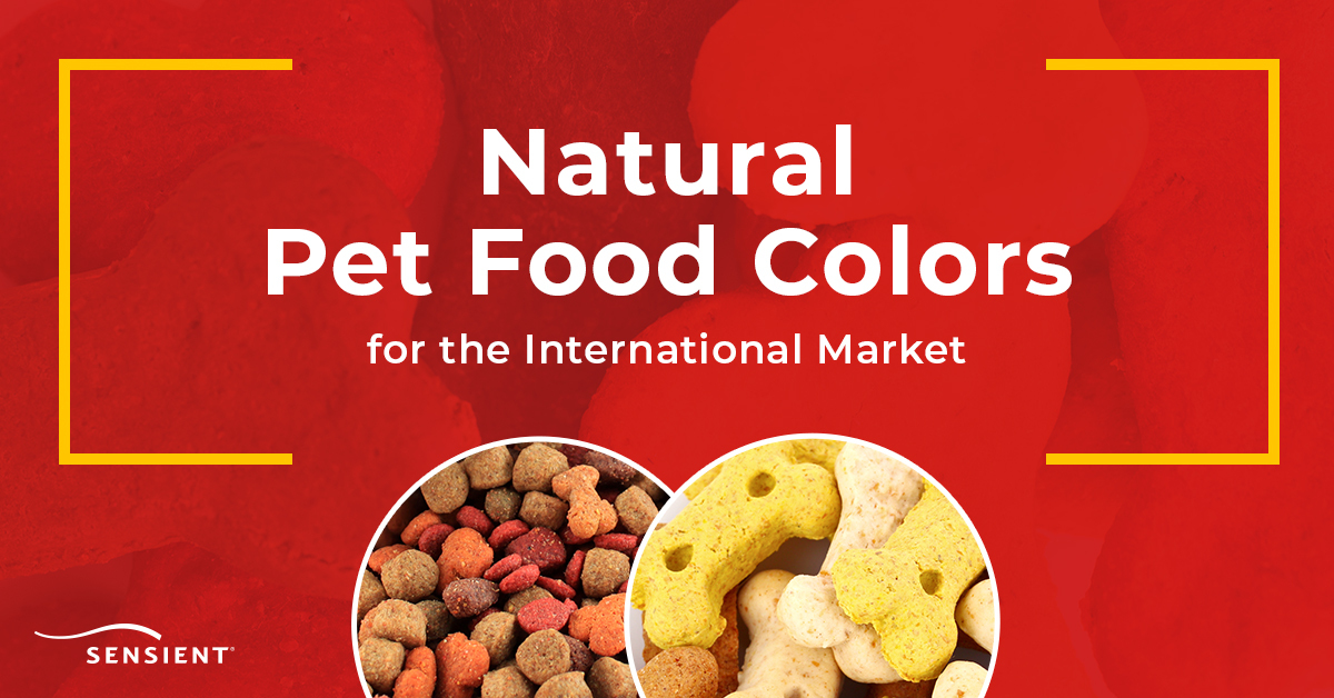 SensientColorAP's tweet photo. With the shift from artificial to natural in food and beverage, pet owners are extending the same preference in pet food purchases. Learn how Sensient's technical expertise can help captivate the international market and elevate the visual appeal of pet treats: https://t.co/Q1ckkHxGVC