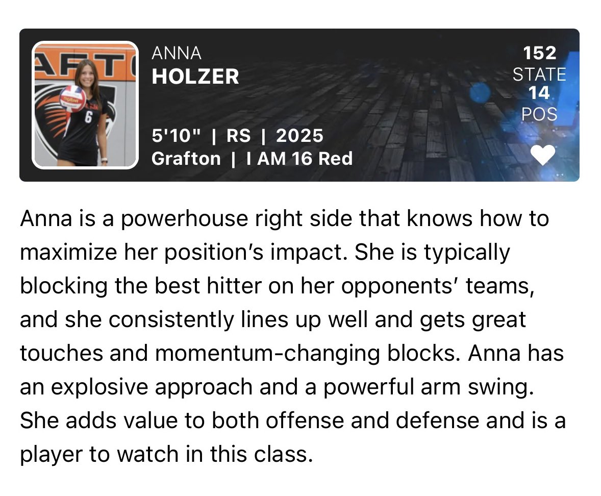 thank you <a href="/prepdigrachel/">PrepDigRachel</a> for the write up! so excited for highschool season to start! <a href="/graftonhawksvb/">GHS Volleyball 2019</a>
