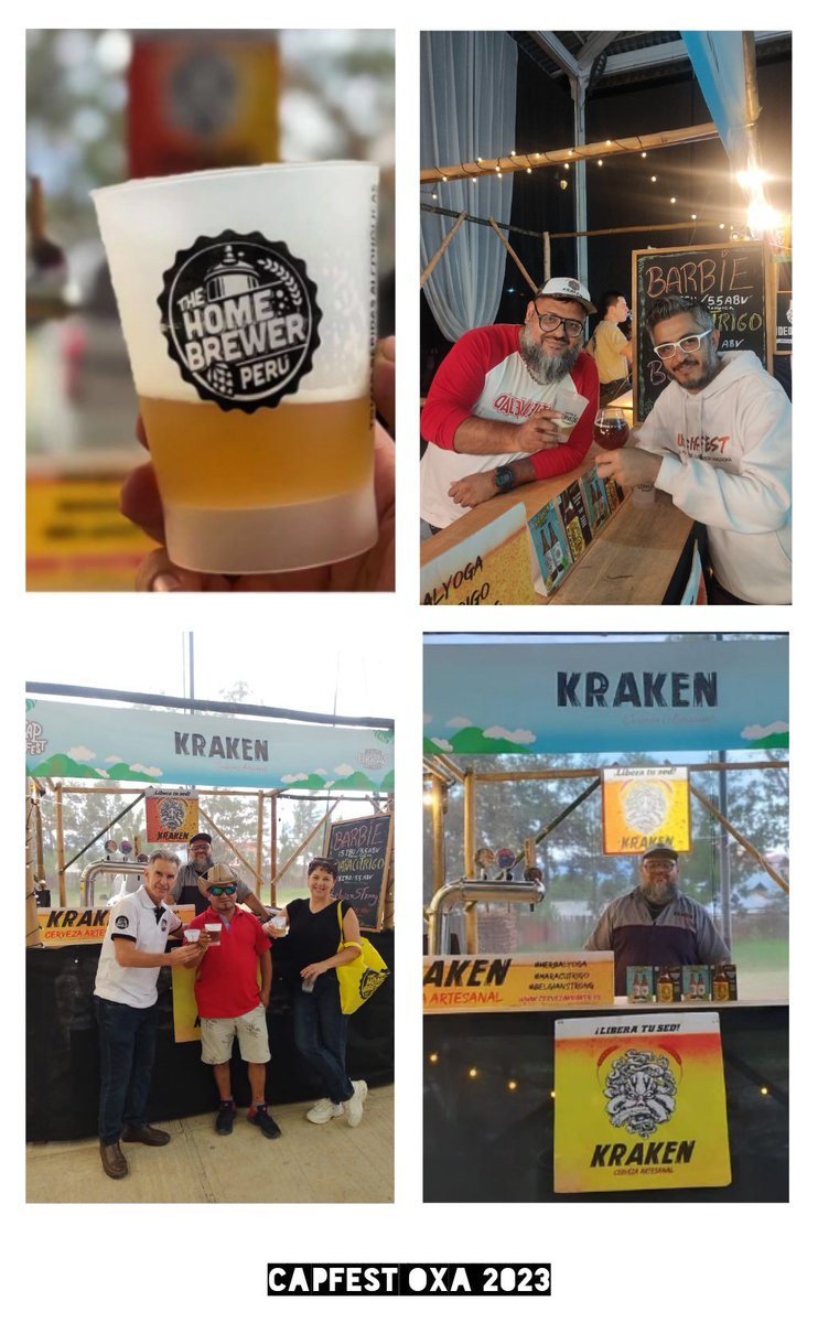 Cerveza_Kraken's tweet photo. Recuerdos del primer #capfest en el cuál participamos.
Tuvimos mucho enganche con la gente y nuestra #belgianstrong fue de las más vendidas.
Sin duda una grata experiencia que nos motiva seguir adelante.
#craftbeer #cervezaartesanal #chelas #birra #biere #icebeer #oxapampa https://t.co/SgRsTvfGkJ