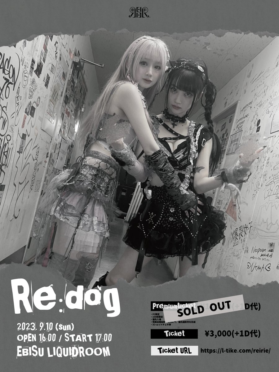 ✩┈┈∘*┈🐩┈*∘┈┈✩.° #REIRIE 初バンドセットライブ 「Re:dog