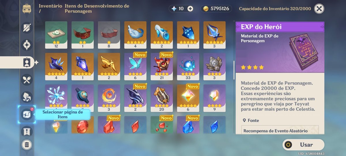 xiaothers's tweet photo. como voces podem ver eu praticamente nao fiz NADA no jogo, so faço diaria e evento, comecei a gastar resina recentemente, a stamina ta no minimo e eu nem tirei print da exploraçao pq ta muito baixa msm tem 61 resinas frageis pra gastar e MUITO conteudo da historia https://t.co/AfsrrAbCwk