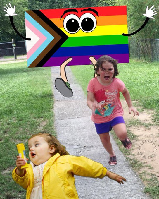 Lit_3D2's tweet photo. #LGBWithoutTheT  #HereComes the goomers! https://t.co/7guxQb6GeU
