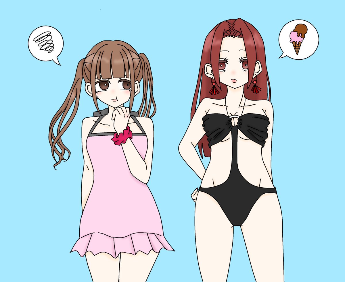muumo_o_'s tweet photo. 妹系かお姉さん系か🧐

 #絵かきさんと繋がりたい 
 #絵描きさんフォロバ100
 #イラスト好きさんと繋がりたい  #イラスト https://t.co/6I1zdEPTJ7