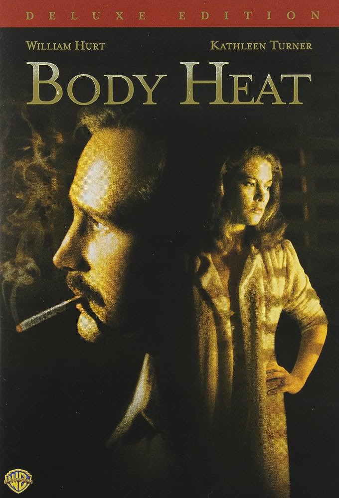 corygiggles's tweet image. It’s sweltering hot. Reminds me of this movie. If you’ve not seen it, you should. #sweltering #humidity100percent #Sundaymovie #KathleenTurner #BodyHeat #heatwave