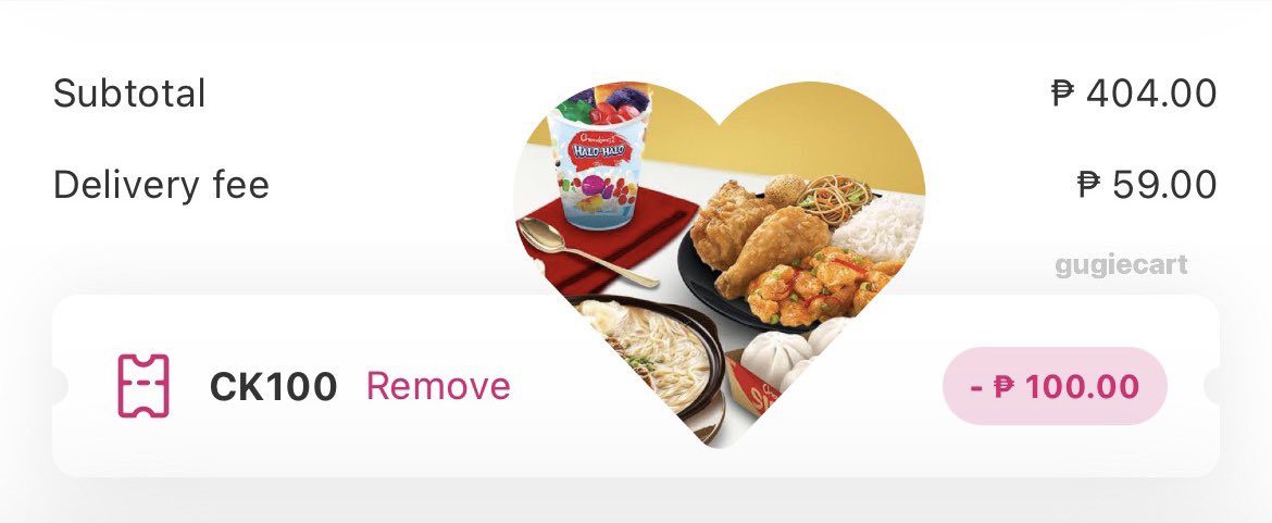 gugiecart's tweet photo. foodpanda vouchers today 🥤

➡️ order here: https://t.co/jwGbVp3QSJ

MERIENDA — min ₱399, ₱100 off, 2-5 pm. 
DINNER — min ₱499, ₱120 off, 6-9 pm.
CK100 — min ₱299, ₱100 off chowking. 
BK100 — min ₱399, ₱100 off burger king. 
GW100 — min ₱499, ₱100 off greenwich. https://t.co/BhuzQmgCfR