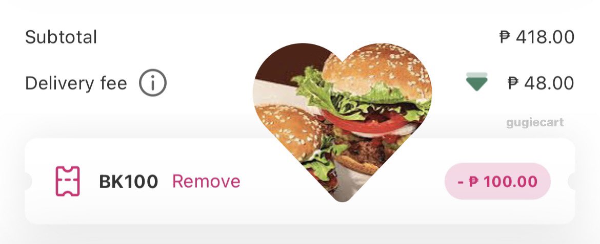 gugiecart's tweet photo. foodpanda vouchers today 🥤

➡️ order here: https://t.co/jwGbVp3QSJ

MERIENDA — min ₱399, ₱100 off, 2-5 pm. 
DINNER — min ₱499, ₱120 off, 6-9 pm.
CK100 — min ₱299, ₱100 off chowking. 
BK100 — min ₱399, ₱100 off burger king. 
GW100 — min ₱499, ₱100 off greenwich. https://t.co/BhuzQmgCfR