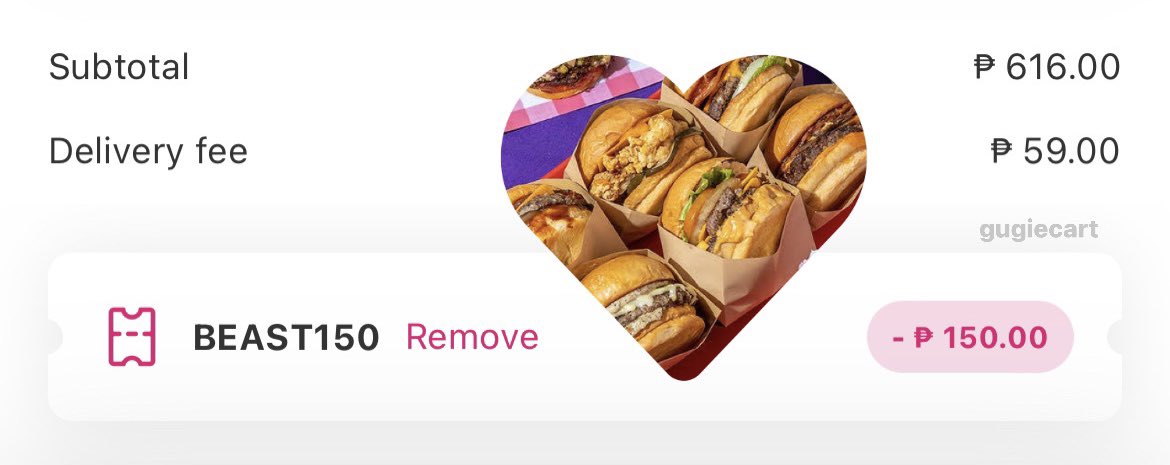 gugiecart's tweet photo. foodpanda vouchers today 🥤

➡️ order here: https://t.co/jwGbVp3QSJ

MERIENDA — min ₱399, ₱100 off, 2-5 pm. 
DINNER — min ₱499, ₱120 off, 6-9 pm.
CK100 — min ₱299, ₱100 off chowking. 
BK100 — min ₱399, ₱100 off burger king. 
GW100 — min ₱499, ₱100 off greenwich. https://t.co/BhuzQmgCfR
