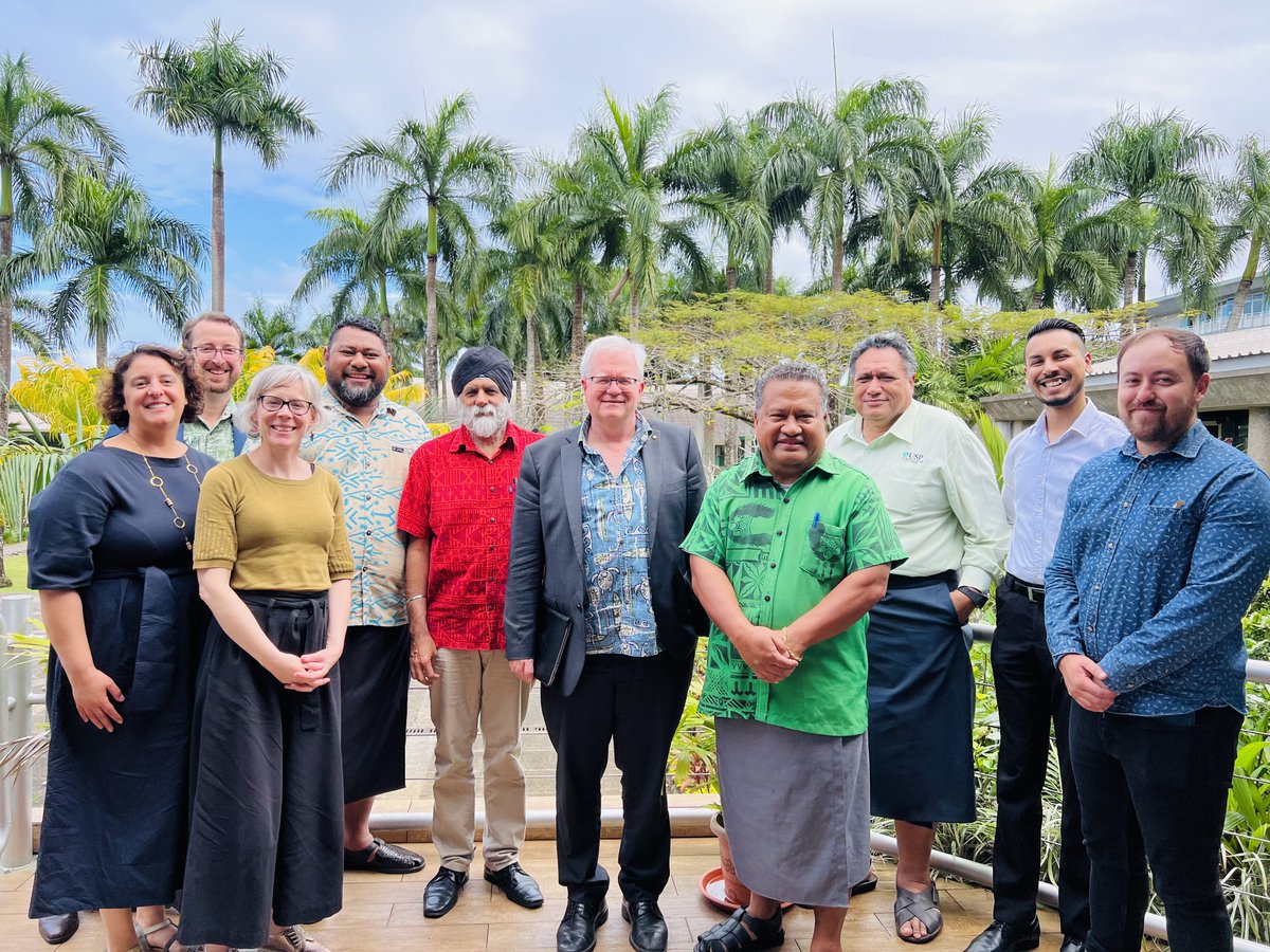It was great having you at our Laucala Campus today @VC_ANU Prof. Brian Schmidt. As you conclude your term as VC, I am immensely grateful for the special @UniSouthPacific and @ourANU relationship that we’ve strengthened over the years! 🤝