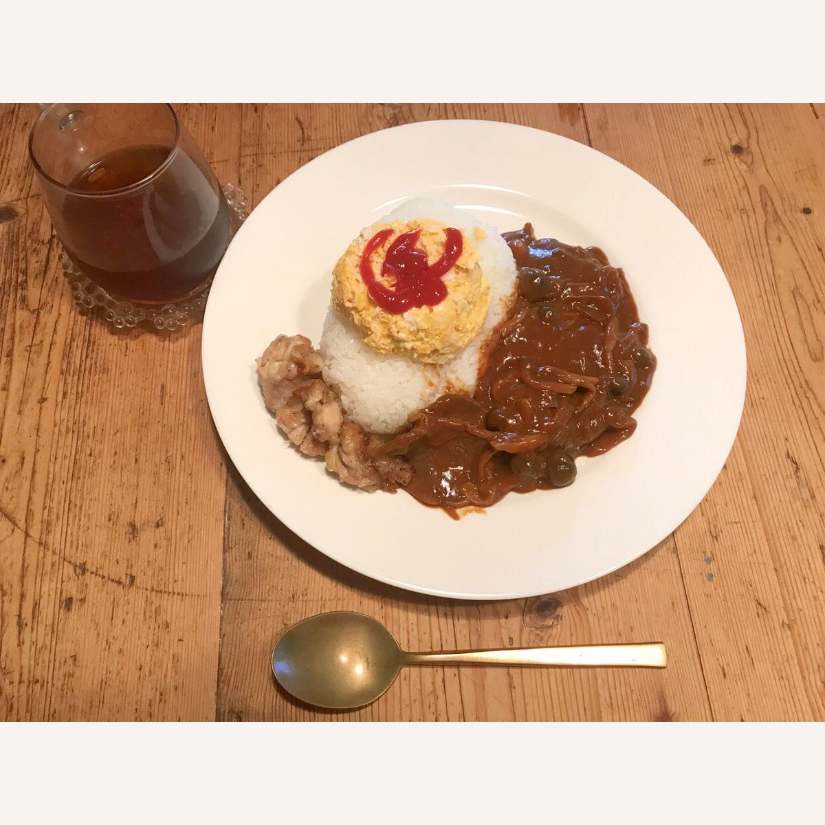 ryunosuke_h's tweet photo. #lunch #hashedbeef #ハヤシライス #洋食 #トリカラ #scrambledeggs #カフェめし #おうち洋食 #おうちカフェめし #加賀棒茶 #ほうじ茶 #ハヤシもあるでよ #6連休4日目 https://t.co/0Ytc0itxh8