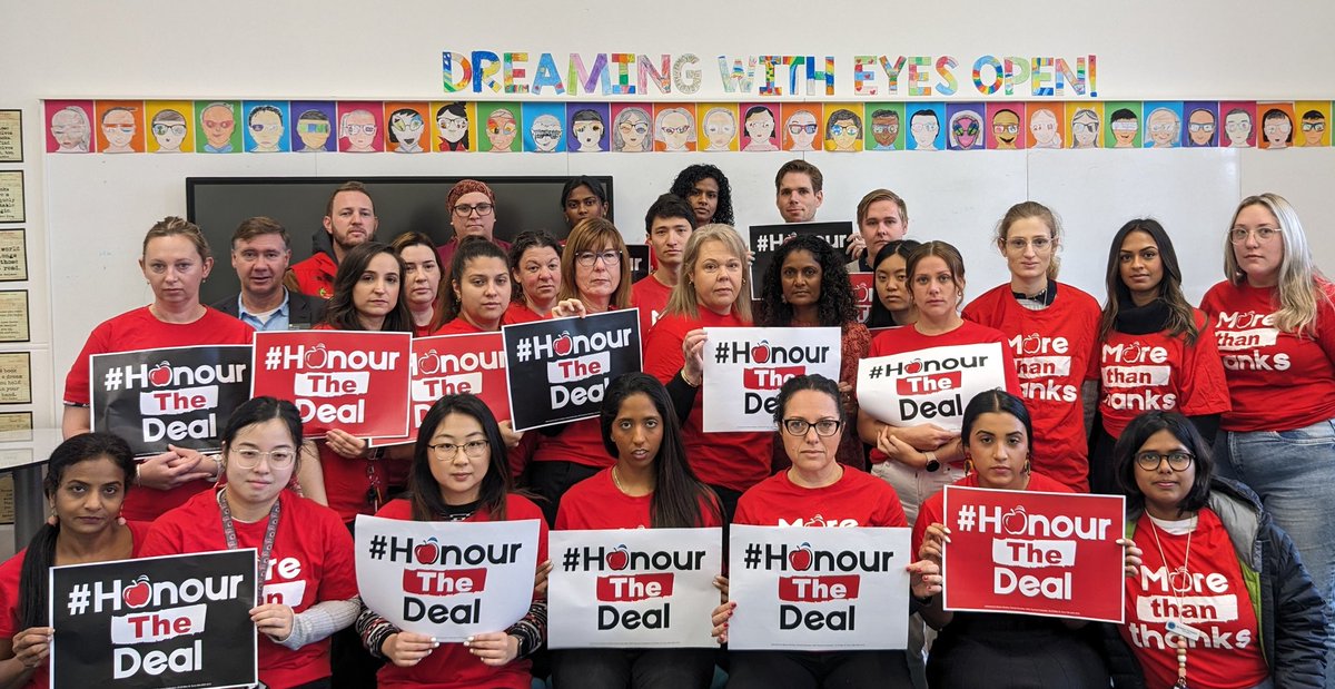 Bayanami staff stand together and call on <a href="/ChrisMinnsMP/">Chris Minns</a> &amp; <a href="/pruecar/">Prue Car MP</a> to #HonourtheDeal 

<a href="/TeachersFed/">Teachers Federation</a> @AGavrielatos <a href="/henryrajendra/">Henry Rajendra</a> <a href="/AFlohm/">Amber Flohm</a>