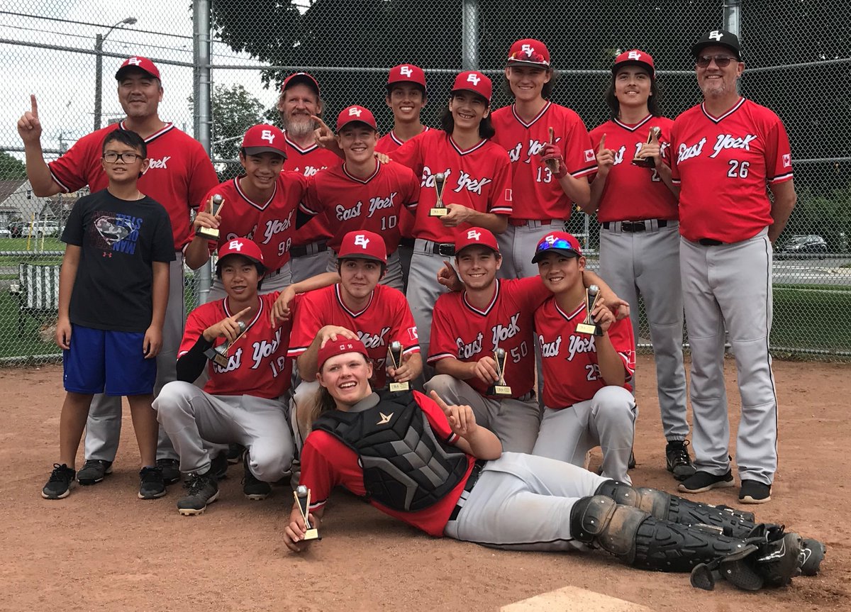 EastYorkBasebal's tweet photo. EY Select Teams Triumph at TBAs! Congrats to our 9U Red, 13U Red, 15U &amp; 18U Bulldogs on being TBA Champions &amp; our 11U Red Bulldogs who were Finalists. All of these teams will be representing EYBA at the upcoming OBAs. https://t.co/qL6pmg4B1a