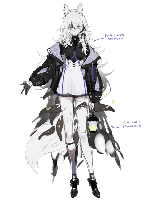 wip of my vtuber model revamp  i've been working on so many concepts to revamp it but i think i finally found a good balance ~ now to clean it up and work on my new model OTL #marillustration