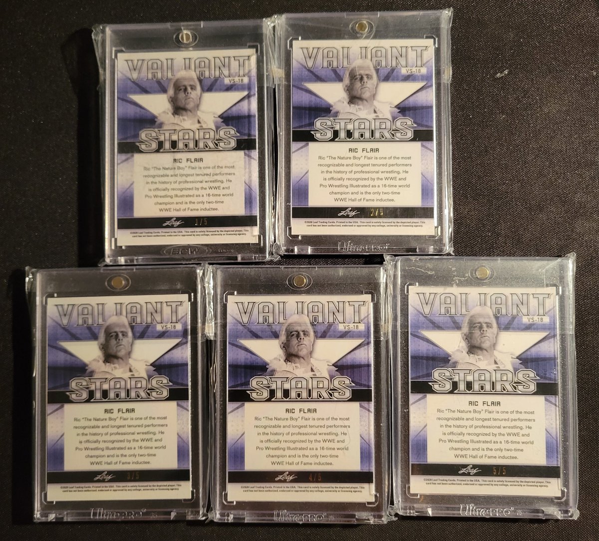 CardsCwc's tweet photo. Couple rare items for sale

1985 Wrestling All Stars Magazine with cards $350 obo

2020 Leaf Best of Sports Black Refractor Set of 5

1/5, 2/5, 3/5, 4/5, 5/5

$300 obo

DM for more pics if you would like.

Thanks!! https://t.co/BP4V1Gv4A0