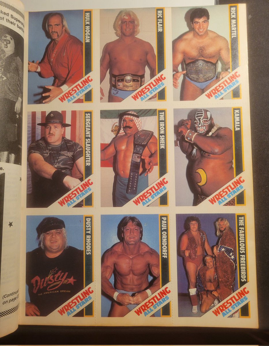 CardsCwc's tweet photo. Couple rare items for sale

1985 Wrestling All Stars Magazine with cards $350 obo

2020 Leaf Best of Sports Black Refractor Set of 5

1/5, 2/5, 3/5, 4/5, 5/5

$300 obo

DM for more pics if you would like.

Thanks!! https://t.co/BP4V1Gv4A0