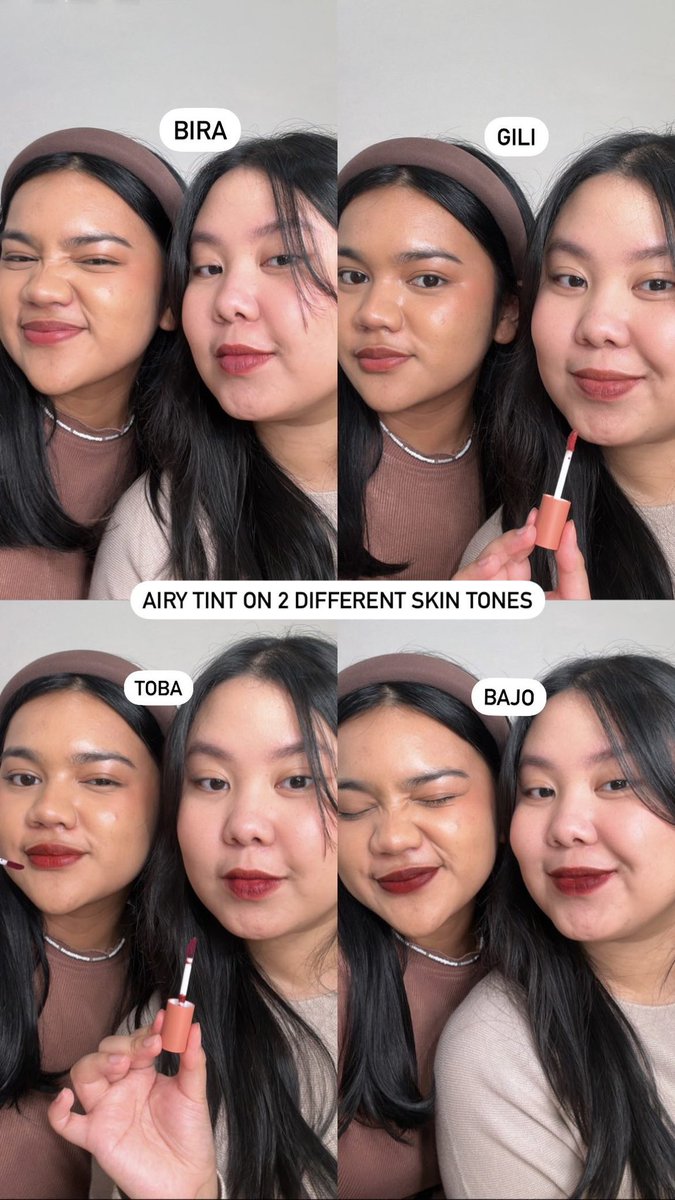 blpbeauty's tweet photo. When #AiryTintBLP complements every skin tone 😍😍 https://t.co/7VlCrTfMne