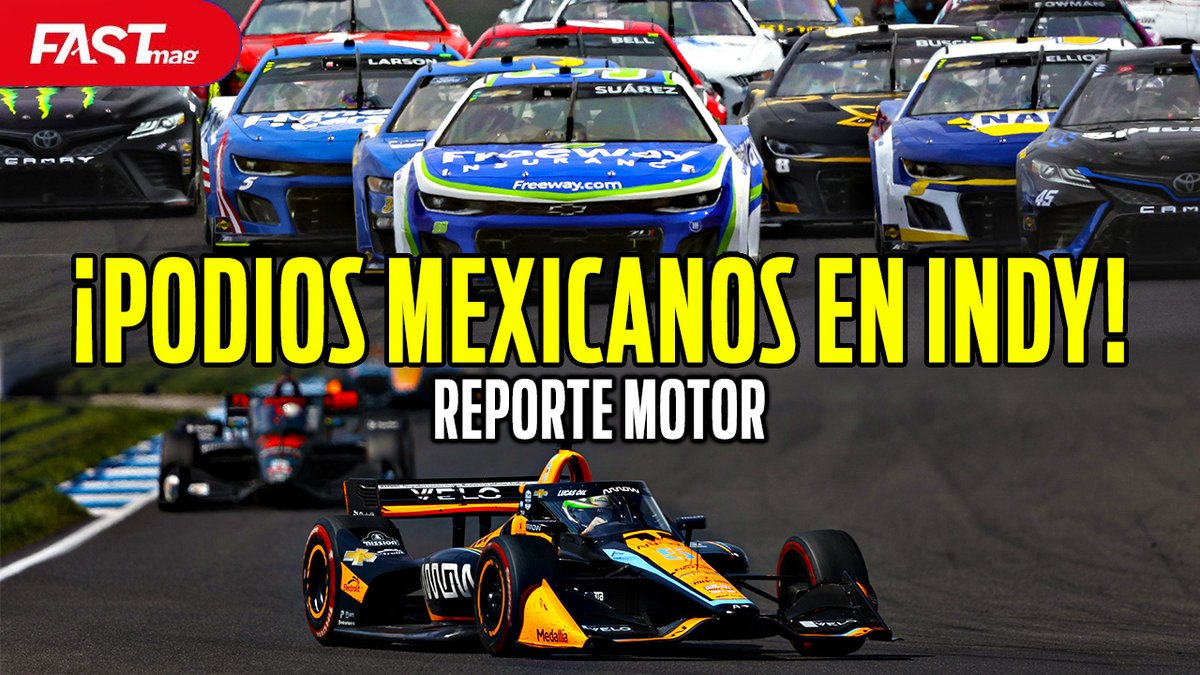 Fastmagmx's tweet photo. ¡EL RESUMEN DEL FIN DE SEMANA!

Los resultados de @Daniel_SuarezG y @PatricioOWard en @IMS, #NASCAR México y más en #ReporteMotor, con @scuderiargz --> https://t.co/A3sockHzCn https://t.co/Zm7GZDOwIw