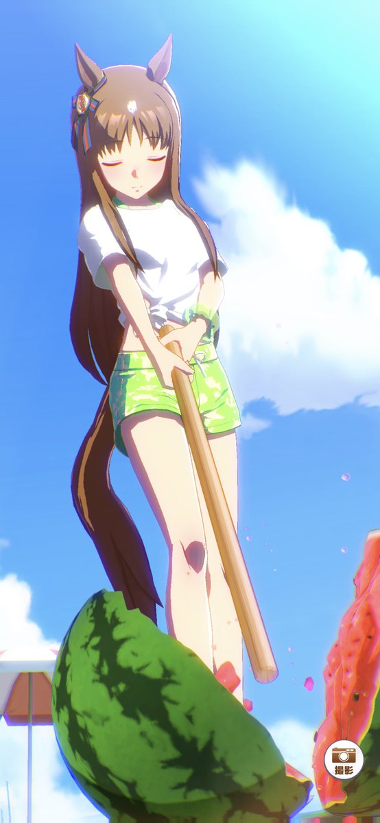 グラスワンダー(ウマ娘) 「グラスちゃん心眼発動してるじゃん」|一色緑@C101新刊委託中のイラスト