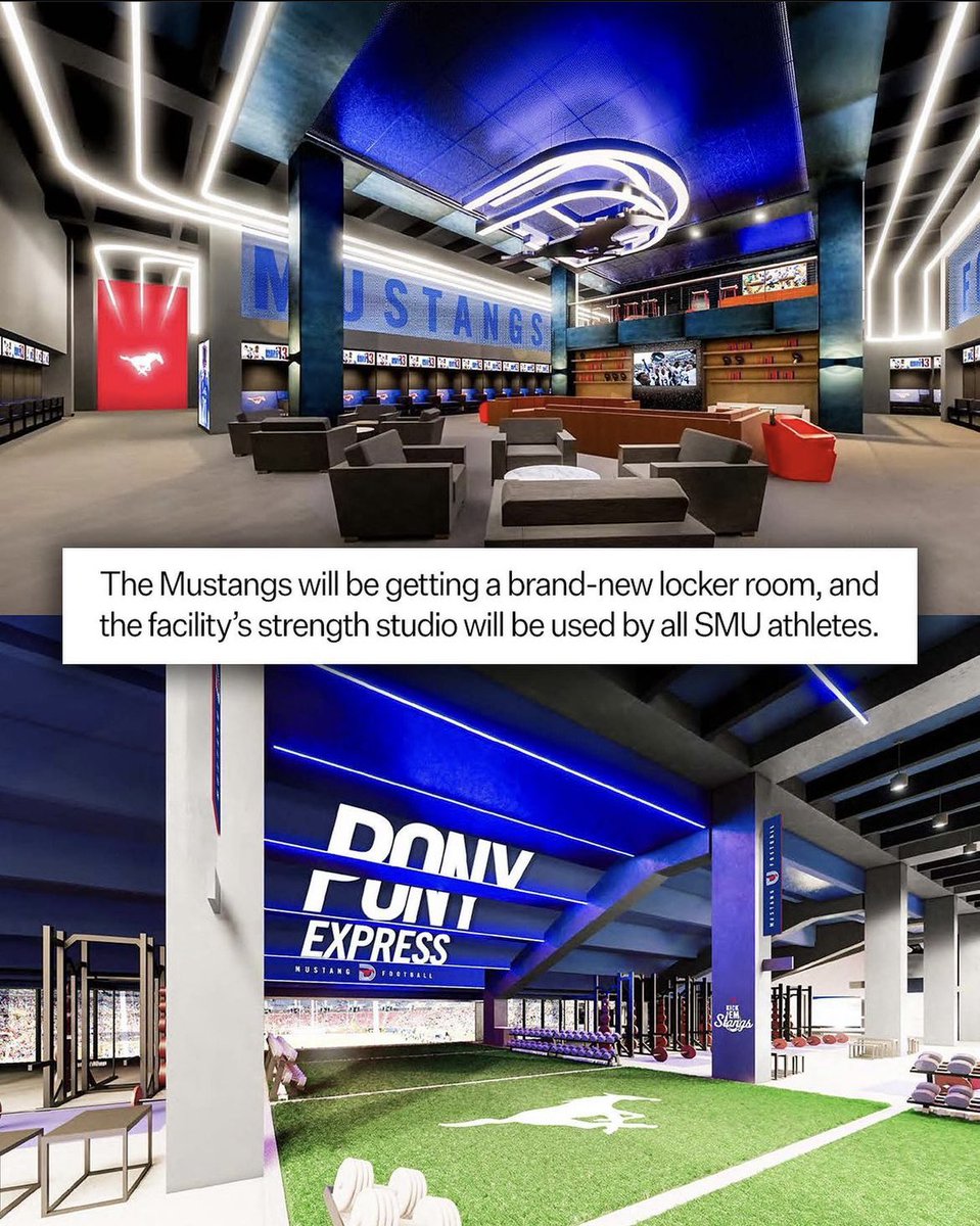 🚨BREAKING NEWS🚨

<a href="/SMUFB/">SMU Football</a> FBS Division 1 Program is in the process of building 100M+ three-story endzone complex. This will feature bleachers, a new locker room, and a new sports performance suite. #SMU is well on their way to being a P5 program

RT if you would want to play