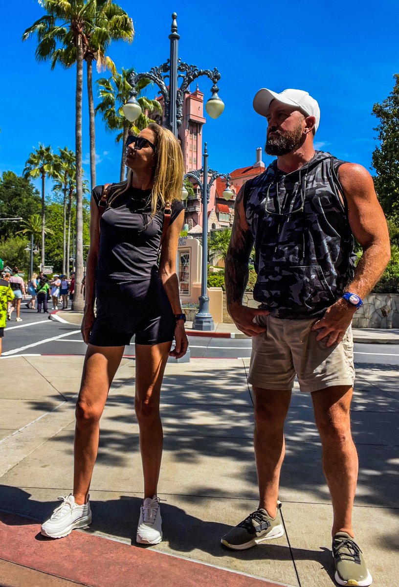 TomBoySC's tweet image. Went to #Disney with my sister today. Wow it was hot! #orlando #siblings #towerofterror #tattoo #bearded