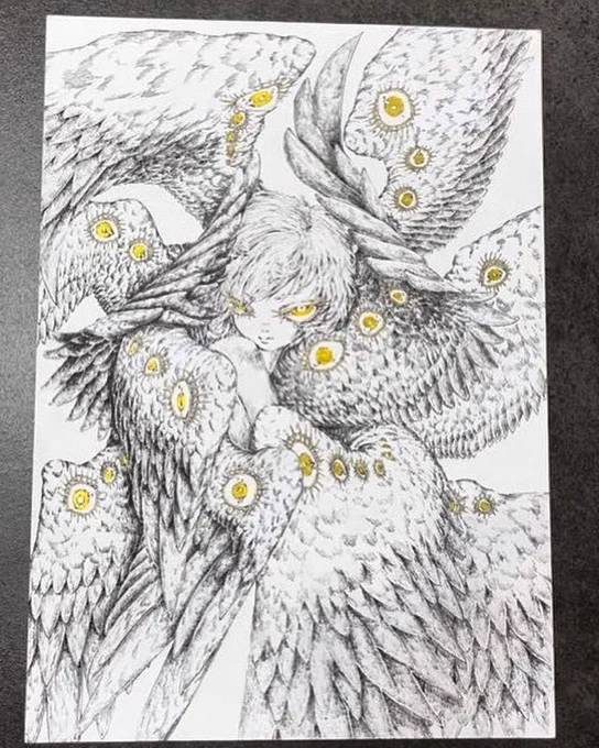 #お盆休みはフォロワーさんが増えるらしい 過去絵ですがどうぞ✒️