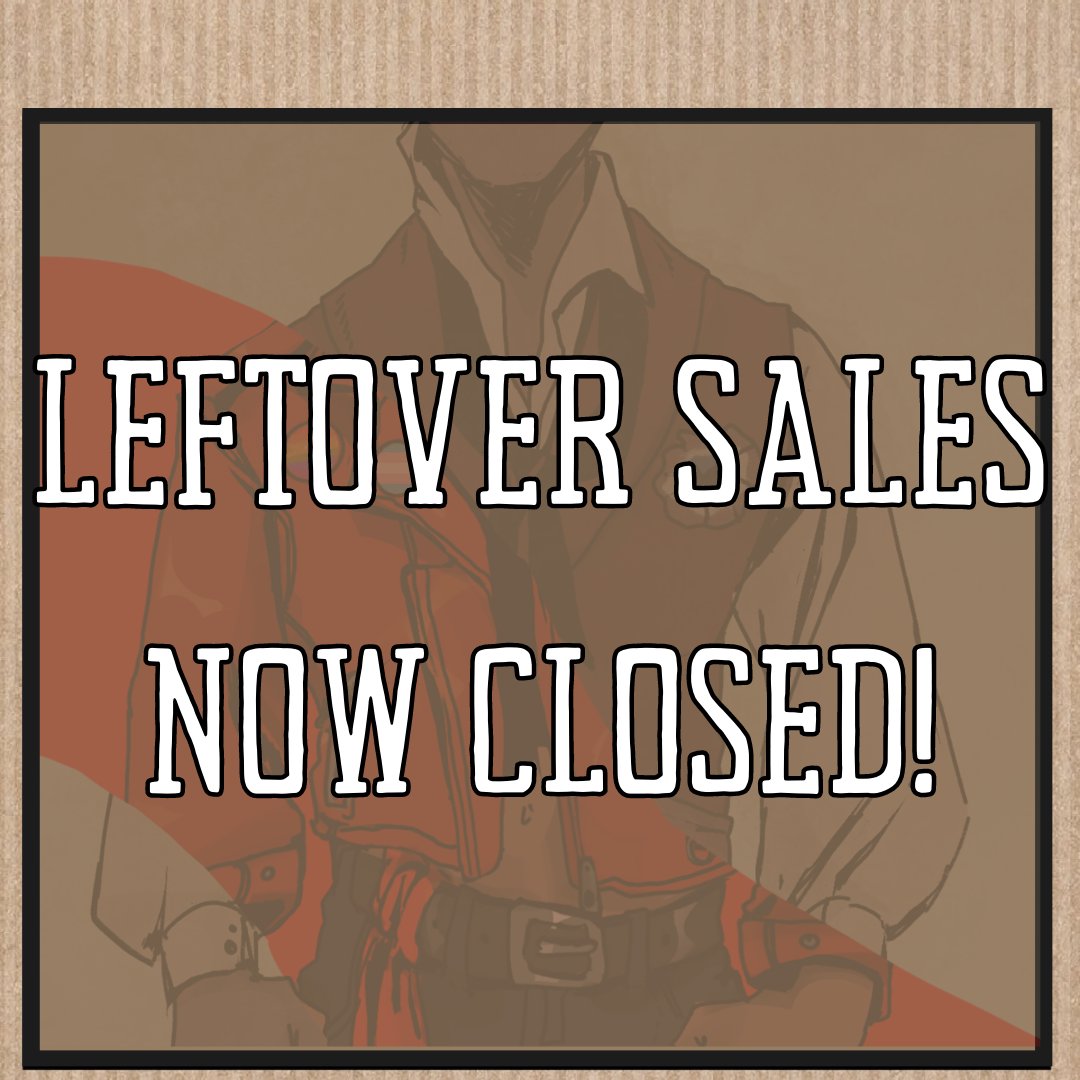 ☆— LEFTOVERS CLOSED! —☆

Our leftovers are now CLOSED! Bundles will be going out shortly and once they're delivered, we'll be making our charitable donation. Thank you so much for all your support!