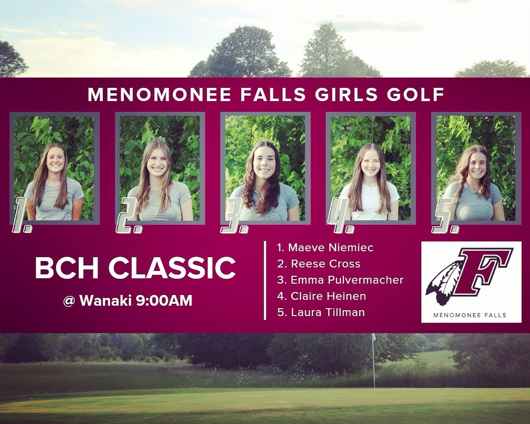FallsAthletics's tweet photo. #WIHSGolf Ready for Day 1 #FallsPride https://t.co/jYrdl6avKm