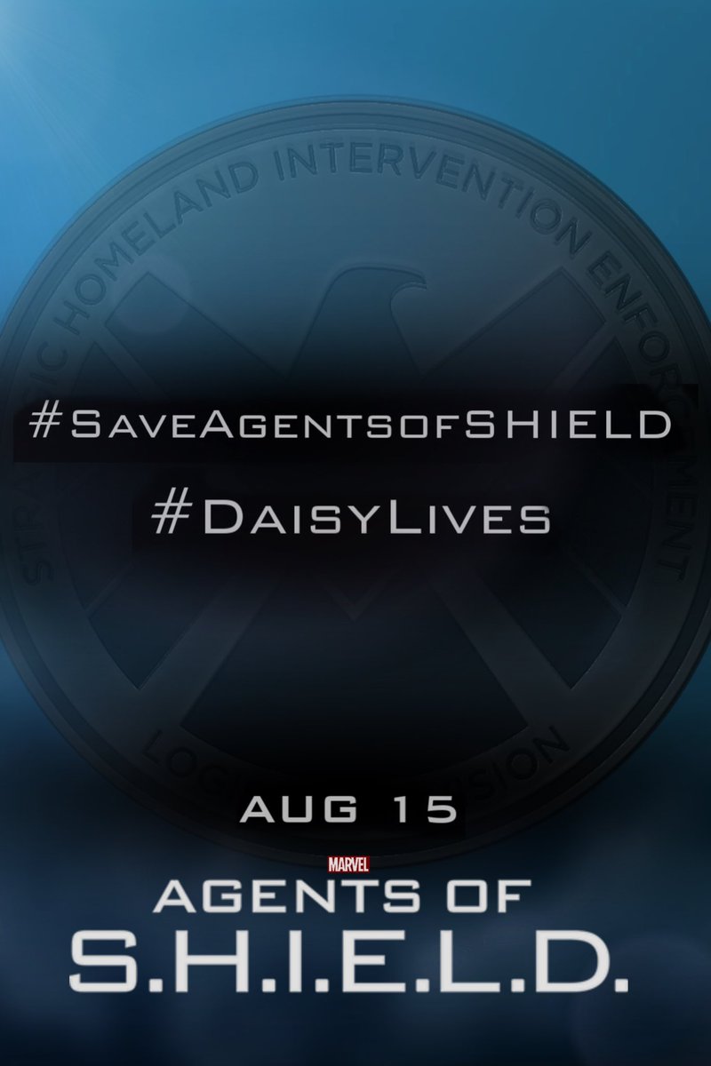 THESHIELDRUN's tweet image. The tweet-storm for #DaisyLives and #SaveAgentsofSHIELD will happen on August 15th 2:00 - 4:00 EST, that means we hashtag #DaisyLives and #SaveAgentsofSHIELD on that day. We also recommend tagging @MarvelStudios &amp;amp; @Disney. This tweet-storm is to higher the chances of bringing…