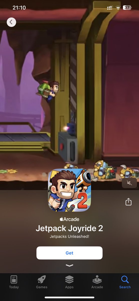 GrimChii's tweet photo. ຄືຫລິ້ນ Jetpack Joyride 2 ມາໄລຍະໜຶ່ງ ລະແປກໃຈວ່າຄືບໍ່ມີອັບເດດຫຍັງເລີຍຫວະ ປົກກະຕິຈະມີອັບເດດໃນເກມຕະຫລອດ ພໍມາກວດຢູ່ App Store ອ່າວໄປຢູ່ Apple Arcade ຕັ້ງແຕ່ຕອນໃດຫວະ https://t.co/3quvjEMqbW