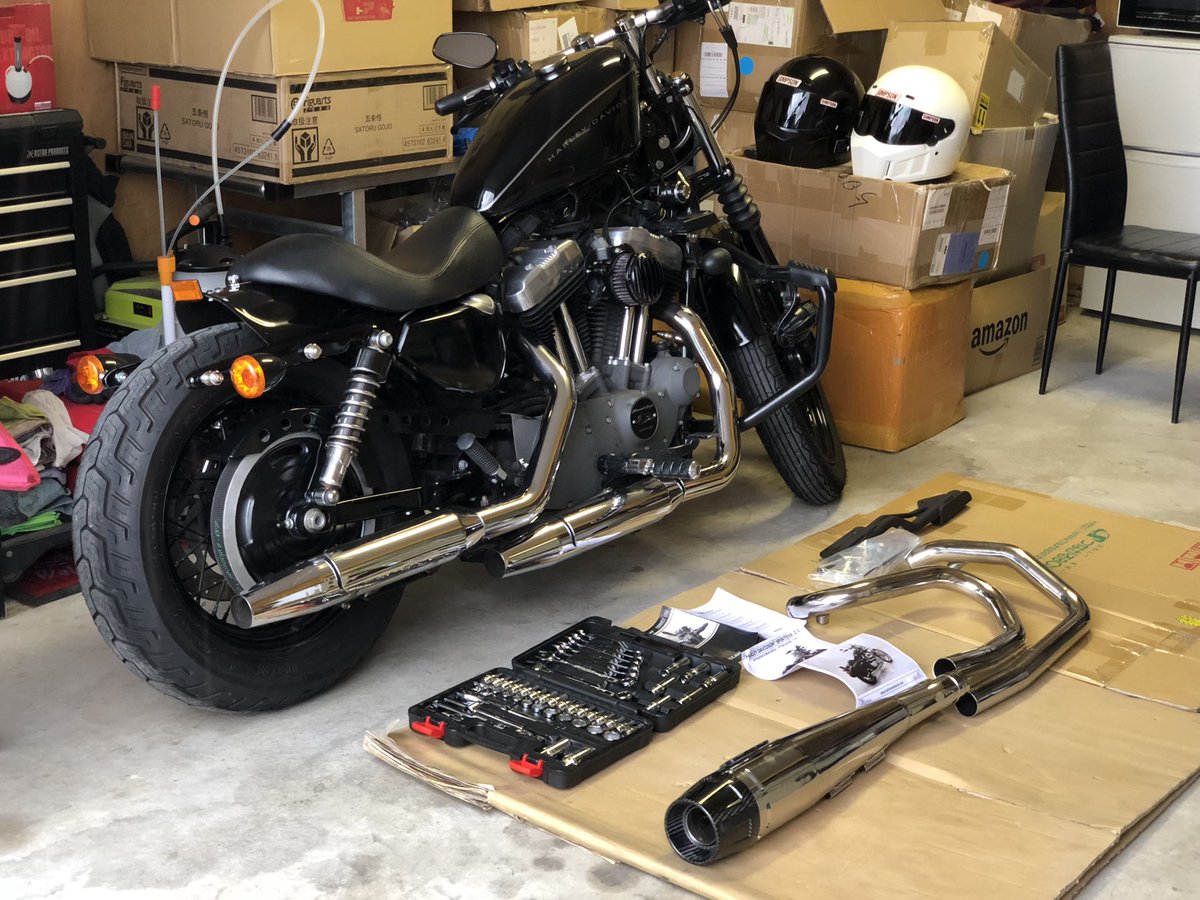 マフラーを交換したい！だから取り外してみた