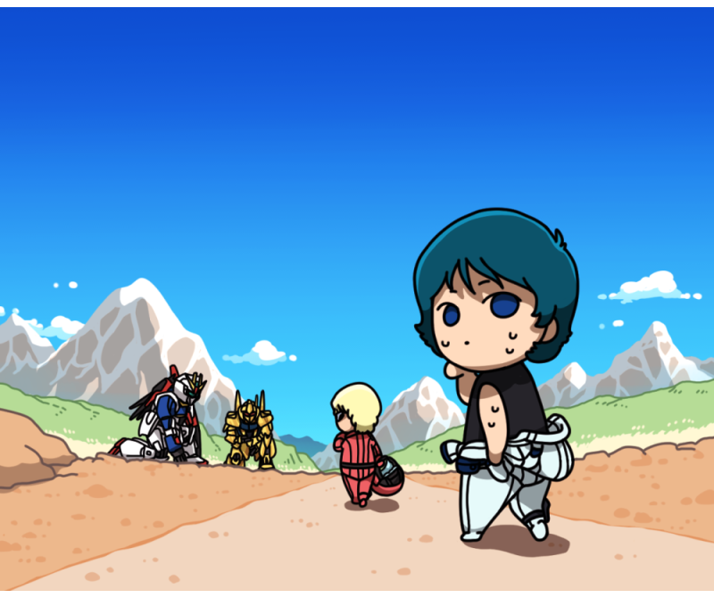大尉とカミユon the earth in the summer 