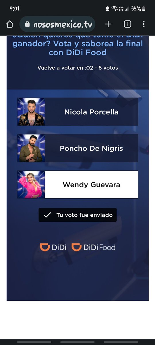 aldodavid69's tweet image. VOTEN OTRA VEZ POR #WendyGanadora #LaCasaDeLosFamosoMx

RT PARA QUE SEPAN QUE PUEDEN VOLVER A VOTAR