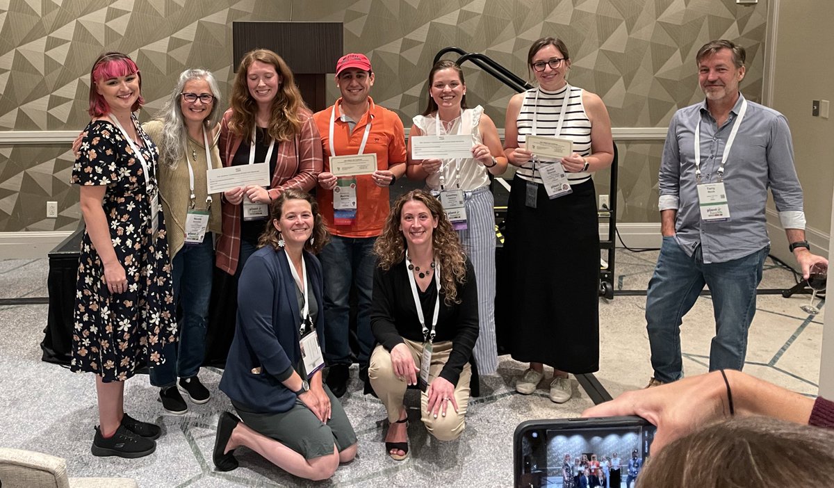 Congrats to <a href="/fruitpathlady/">Courtney C Meeks</a> for placing at this year’s Pitch120 event at #PlantHealth2023 meeting. Learning about WI wines was a big hit!