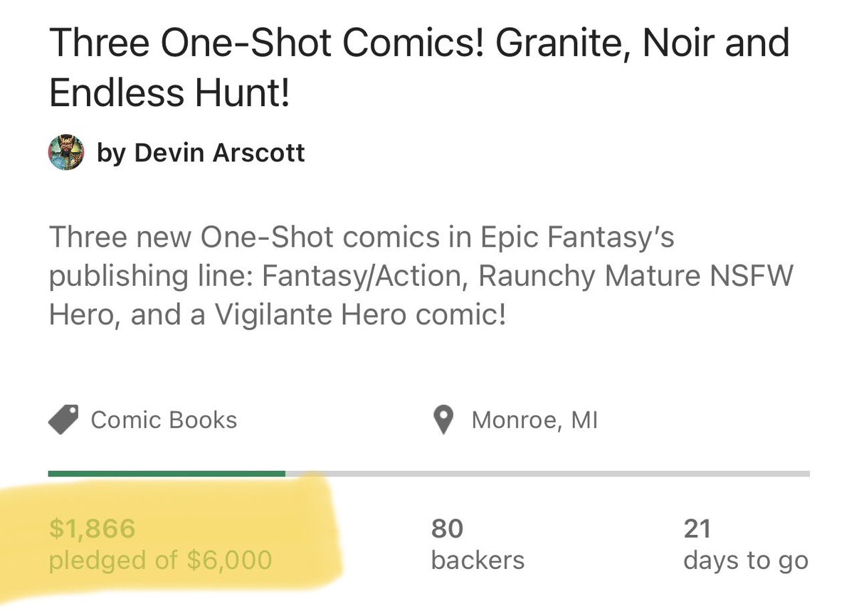 ceejthehudson's tweet image. We are so close to 1/3 funded! I would love it if we could close out the weekend with $2k! 🙏