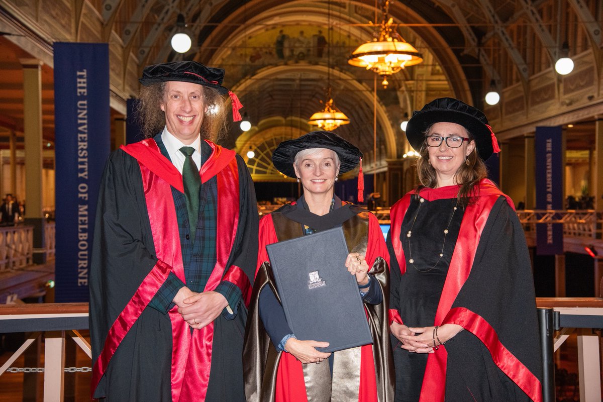Michael McCarthy (@mickresearch) on Twitter photo Congratulations to <a href="/DrEmmaLJohnston/">Prof Emma L Johnston AO FAA FTSE</a> on being awarded an honorary doctorate from <a href="/UniMelb/">University of Melbourne</a>. Double doctor! :-) Congratulations to <a href="/DrEmmaLJohnston/">Prof Emma L Johnston AO FAA FTSE</a> on being awarded an honorary doctorate from <a href="/UniMelb/">University of Melbourne</a>. Double doctor! :-)