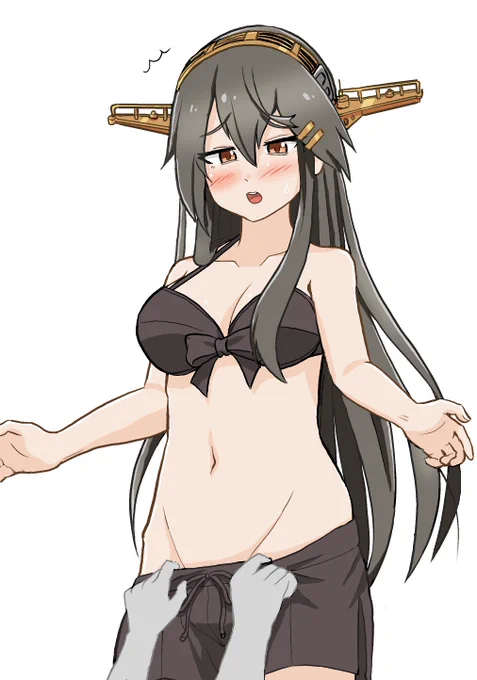 榛名の水着を下ろしたい。 #艦これ