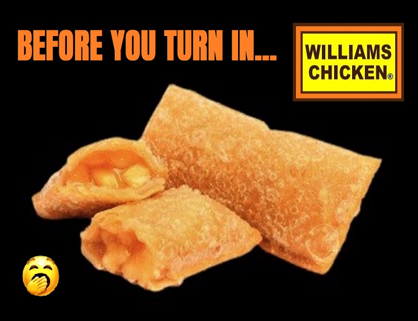 WilliamsChickn's tweet photo. Late night snack time?  Try our apple pies!  #latenightsnack #latenightsnacking #nighttimesnack #snack #applepie #applepies #snacktime #williamschicken #chicken #wedeliver #ubeeats #doordash #grubhub #fastfood #foodie #fastfoodrestaurants #restaurant #dessert #desserttime https://t.co/JgvCEdITUT