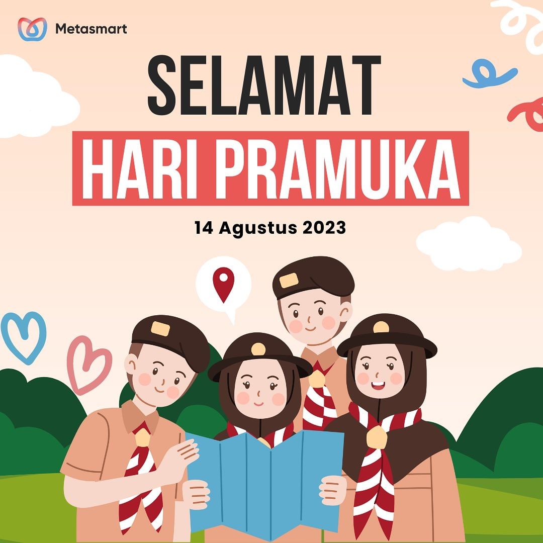 ensodigi's tweet photo. Pamuka mengajarkan banyak arti bagi kita mulai dari keberamaan, kedisiplinan, kemandirian hingga semangat pantang menyerah. Selamat hari pramuka!
#selamatharipramuka #haripramuka #14agustus
#Metasmart
#KursusSosmed
#KursusDigitalMarketing
#KursusMedsos
#Sosmed
#Medsos https://t.co/W1C0HQ9Piq