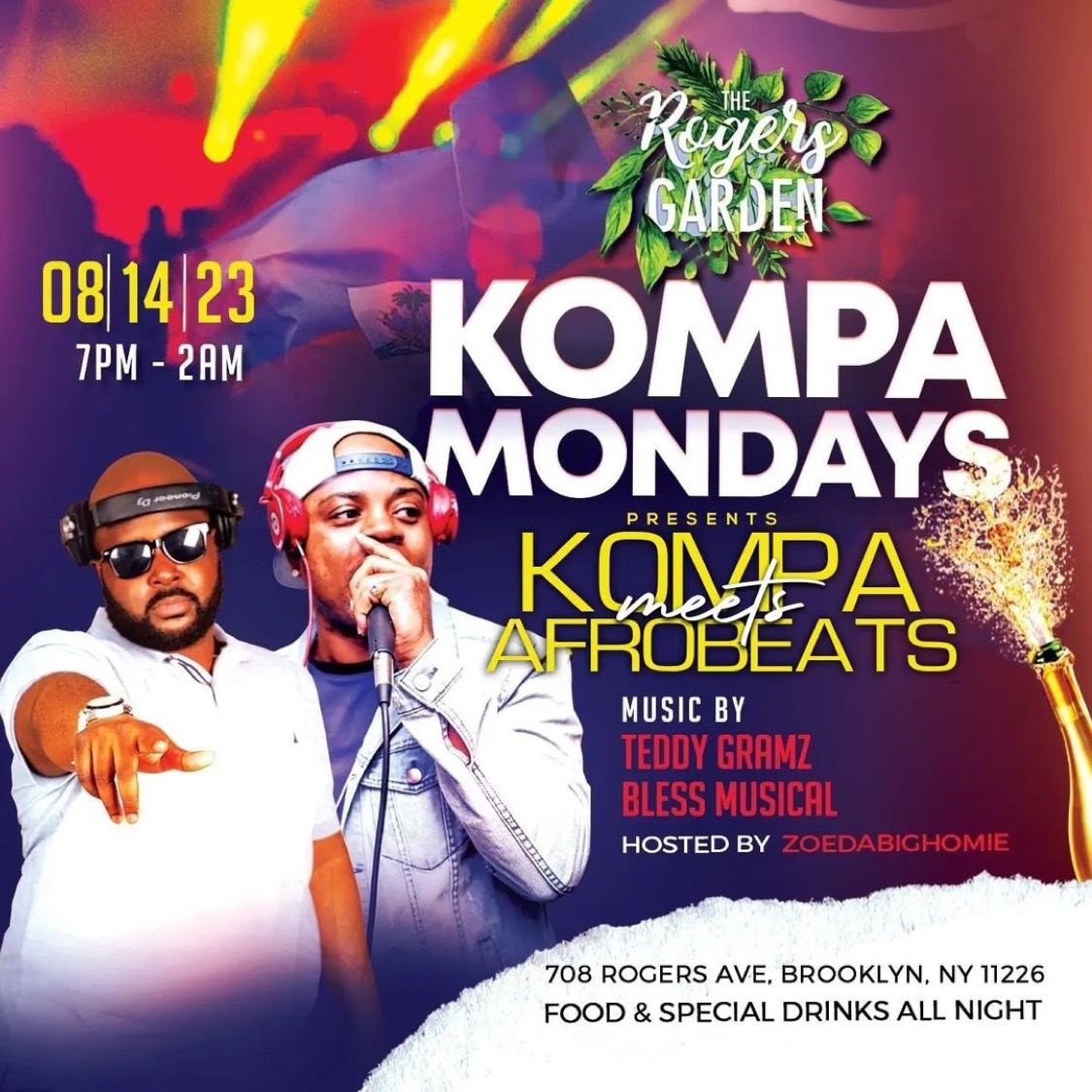 DJTEDDYGRAMZ's tweet photo. Monday Night! Meet me at Roger's Garden Brooklyn NY! I will be turning up the set! Vibes will be at a 💯 https://t.co/S69FUA563P