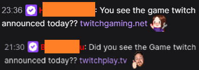 zachbussey's tweet image. ⚠️ WARNING ⚠️

Over the last few days, hacked Partnered accounts are posting links that compromise your account. Worm attack. 

They continue to rotate the domain names they use. 

#TwitchNews #TOSgg